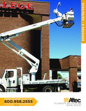 Причіпні підйомники з шарнірною стрілою Altec TA50S