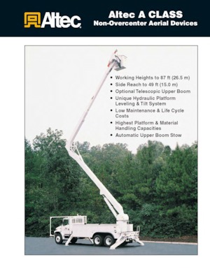 Причіпні підйомники з шарнірною стрілою Altec A65