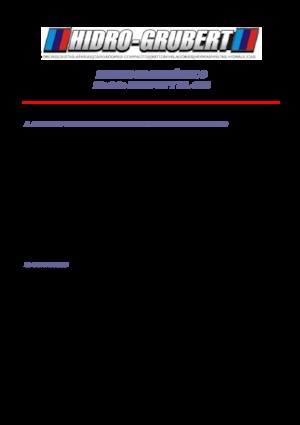 Причіпні підйомники з шарнірною стрілою Hidro-Grubert BL 10C