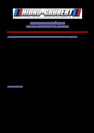 Причіпні підйомники з шарнірною стрілою Hidro-Grubert BL 20CA