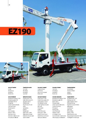 Причіпні підйомники з шарнірною стрілою Easy Lift EZ190 