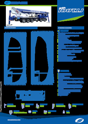 Автовишки з телескопічною стрілою Socage forSte 100TJJ