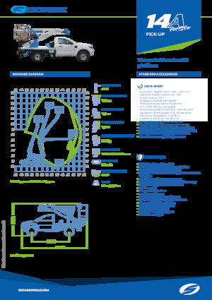Автомобільні підйомники з шарнірною стрілою Socage forSte 14 A