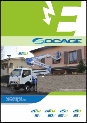 Причіпні підйомники з шарнірною стрілою Socage forSte 25 D