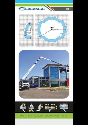 Автовишки з телескопічною стрілою Socage forSte 54 TJJ