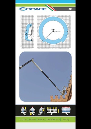 Причіпні підйомники з шарнірною стрілою Socage forSte 61 TJJ