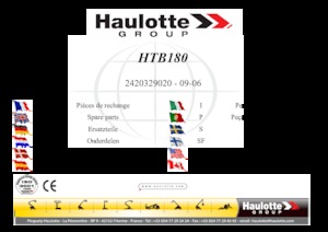 Причіпні підйомники з шарнірною стрілою Haulotte HTB 180