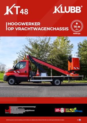 Причіпні підйомники з шарнірною стрілою Klubb KT48