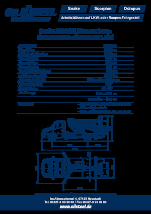 Причіпні підйомники з шарнірною стрілою Oil & Steel Snake 2010 H EL