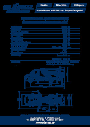 Причіпні підйомники з шарнірною стрілою Oil & Steel Snake 2010H Plus