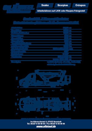 Причіпні підйомники з шарнірною стрілою Oil & Steel Snake 2111 J Plus