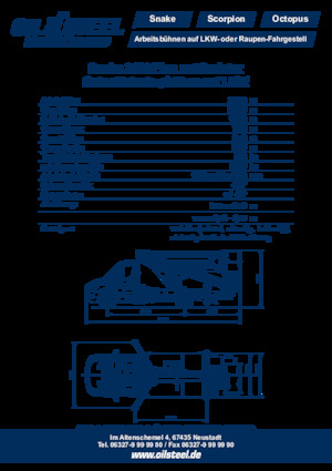 Причіпні підйомники з шарнірною стрілою Oil & Steel Snake 2413 Plus