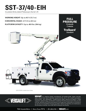 Причіпні підйомники з шарнірною стрілою Versalift SST-37-EIH