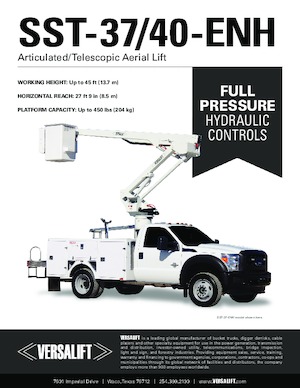 Причіпні підйомники з шарнірною стрілою Versalift SST-40-ENH