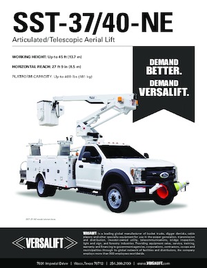 Причіпні підйомники з шарнірною стрілою Versalift SST-40-NE