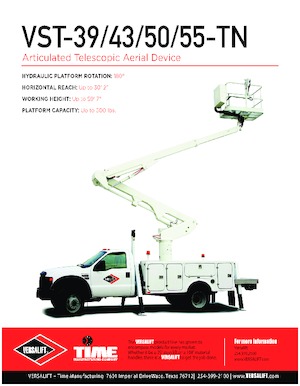 Причіпні підйомники з шарнірною стрілою Versalift VST-50-TN