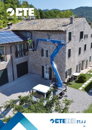 Причіпні підйомники з шарнірною стрілою CTE ZED 21.3 JH