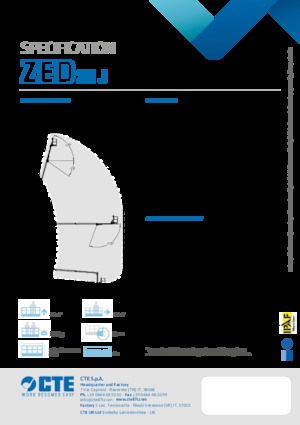 Причіпні підйомники з шарнірною стрілою CTE ZED 26 J
