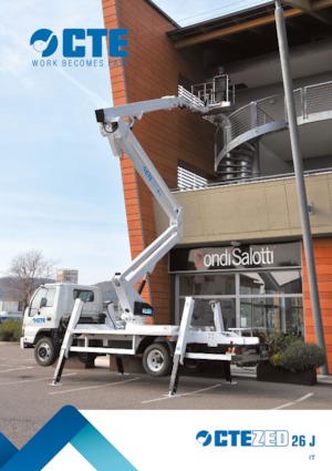 Причіпні підйомники з шарнірною стрілою CTE ZED 26 JH