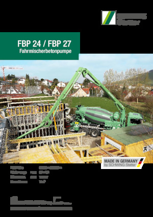 Автобетононасоси SCHWING-Stetter FBP 27