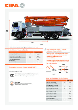 Автобетононасоси CIFA K30L 