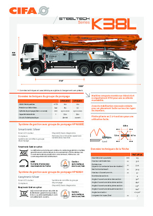 Автобетононасоси CIFA K38L