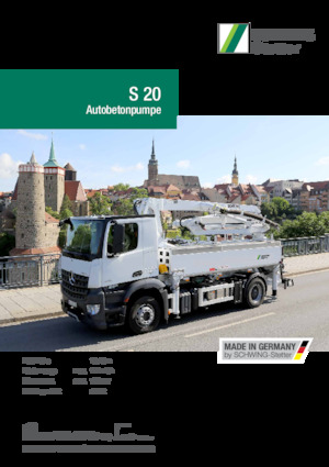 Автобетононасоси SCHWING-Stetter S 20
