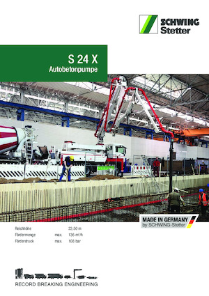 Автобетононасоси SCHWING-Stetter S 24 X