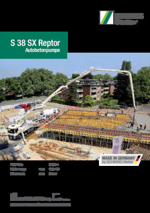 Автобетононасоси SCHWING-Stetter S 38 SX Reptor