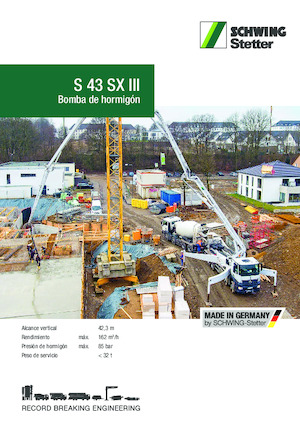 Автобетононасоси SCHWING-Stetter S 43 SX III