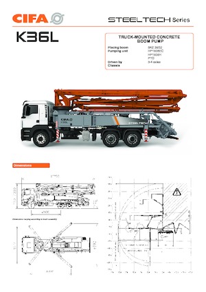 Автобетононасоси CIFA K36L