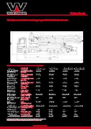 Автобетононасоси Waitzinger THP 125