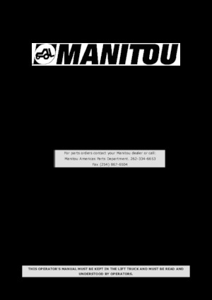 Дизельні вилкові навантажувачі Manitou TMT 55