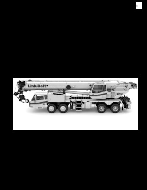крани, змонтовані на вантажному автомобілі - телескопічні Link-Belt HTC-86110