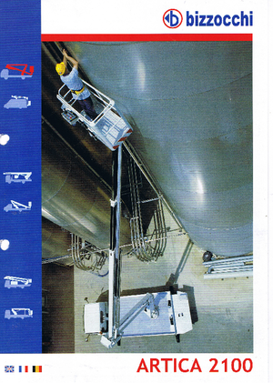 Причіпні підйомники з шарнірною стрілою Bizzocchi Artica 2100