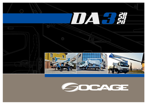 Причіпні підйомники з шарнірною стрілою Socage DA 328 forSte