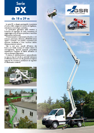 Причіпні підйомники з шарнірною стрілою GSR E 180 PX Comfort