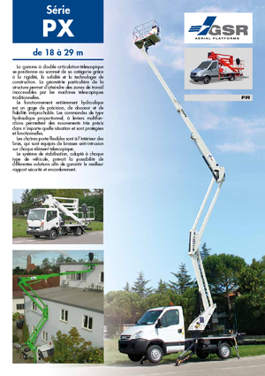 Причіпні підйомники з шарнірною стрілою GSR E 180 PX Comfort