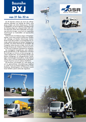 Причіпні підйомники з шарнірною стрілою GSR E 210 PXJ Comfort X