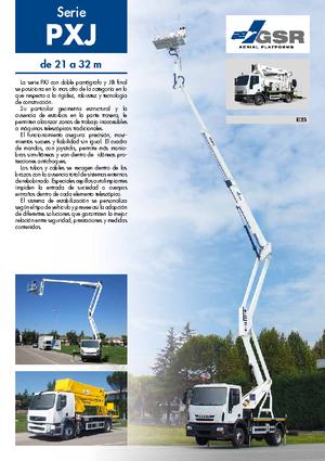 Причіпні підйомники з шарнірною стрілою GSR E 210 PXJ Comfort X