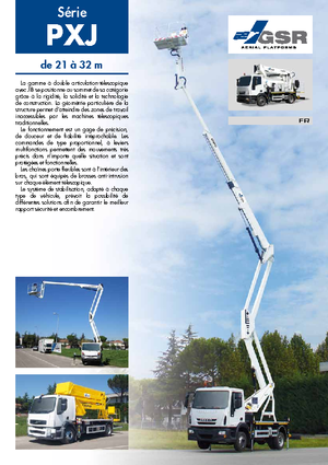 Причіпні підйомники з шарнірною стрілою GSR E 210 PXJ Comfort X