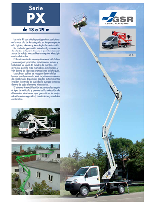 Причіпні підйомники з шарнірною стрілою GSR E 180 PX Basic