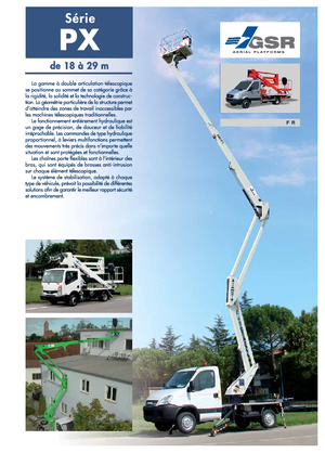 Причіпні підйомники з шарнірною стрілою GSR E 180 PX Basic