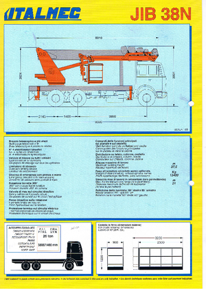 Причіпні підйомники з шарнірною стрілою Italmec Jib 38 N