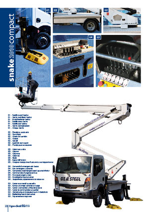 Причіпні підйомники з шарнірною стрілою Oil & Steel Snake 2010 Compact RE