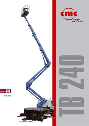 Причіпні підйомники з шарнірною стрілою CMC TB240