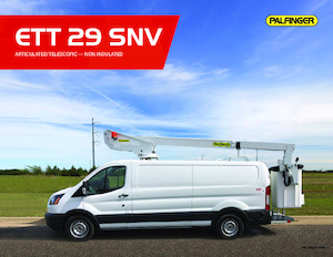 Автовишки з телескопічною стрілою Palfinger ETT 29 SNV