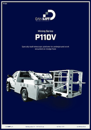 Автовишки з телескопічною стрілою Danilift P110V