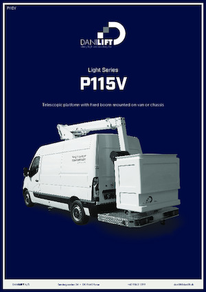 Автовишки з телескопічною стрілою Danilift P115V
