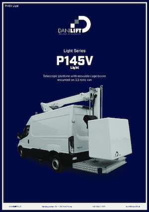 Автовишки з телескопічною стрілою Danilift P145V Light